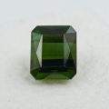 Bild 1 von 2.06 ct VS!  Waldgrüner unbeh. 7.2 x 6.1 mm Mosambik Oktagon Turmalin