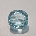 3.79 ct. Toller ovaler blauer 9.7 x 9 mm Aquamarin