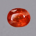 Bild 1 von 2.86 ct. Feiner orange-roter ovaler 8.7 x 7 mm Spessartin Granat