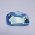 Bild 2 von 7.46 ct. VVS ! Feiner 14 x 10.2 mm Classic Cushion Swiss Blue Topas.