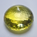 Bild 2 von 49.97 ct VS!  Riesiger unbehandelter runder 24.5 mm Lemon Quarz