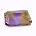 Bild 2 von 26.95 ct. Großer natürl. 24.1 x 16.2 mm Smaragd Facette Bolivien Ametrin