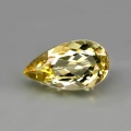 Bild 1 von 3.01 ct. VVS! Goldgelber unbeh. 13.8 x 7.9 mm Brasilien Beryll Tropfen