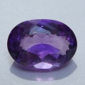 7.65 ct VVS! Great oval 16 x 11.3 mm Uruguay Amethyst