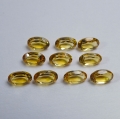Bild 1 von 2.2 ct. 10 Pc. eyeclean round 5 x 3  mm Brazil Citrine Gems