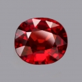 Bild 1 von 2.01 ct. Cherry red oval 8 x 7.2  mm Rhodolithe  Garnet