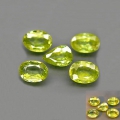 2.24 ct. 5 Stück edle unbehandelte grüne Titanit Sphene Edelsteine