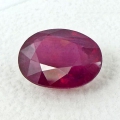 7.74 ct. Big Pink Red Oval 13.5 x 10.2 mm Mozambique Ruby