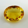 17.92 ct. VVS ! Wunderschöner Goldgelber 20.1 x 15.6 mm Brasilien Citrin