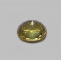 Bild 2 von 3.00 ct. Sparkling yellow oval 9.7 x 8.1mm Brazil Apatite
