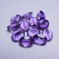 Bild 2 von 14.9 ct. 12 pieces fine oval 8 x 6 mm Bolivia Amethyst Gems