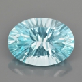 7.50 ct. VVS! Magnificent oval 14 x 10 mm Brazil Sky Blue Topaz