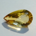 15.02 ct. VVS!  Schöner Goldgelber 24 x 13.5 mm Brasilien Citrin Tropfen