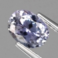 1.04 ct.  Feiner ovaler 7.2 x 5.5 mm Tansanit / Tanzanite Edelstein