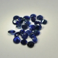 Bild 2 von 2.1 ct . 25 Stück kräftig blaue runde 2.3 - 2.8 mm Madagaskar  Saphire