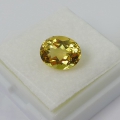 Bild 1 von 2.53 ct.  VVS! Exzellenter Natürl. ovaler 10 x 8.1 mm Goldberyll aus Brasilien