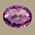 27.1ct VVS!  Schöner ovaler 22 x 17 mm Uruguay Amethyst