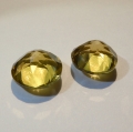 Bild 2 von 10.11 ct VVS! Perfektes Paar runde 11 mm Brasilien Citrine