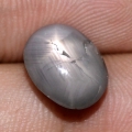 7.58 ct  Unbehandelter ovaler 11.7 x 9.2 mm Ceylon 6 Star Sternsaphir