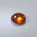 Bild 2 von 1.19 ct. Schöner orangeroter ovaler 6.4 x 5.7 mm Spessartin Granat