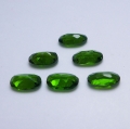 Bild 2 von 1.35 ct. 6 pieces oval natural 5 x 3 mm Chrome Diopside Gems