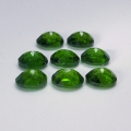 Bild 2 von 3.40 ct. 8 pieces oval natural 5 x 4 mm Chrome Diopside Gems