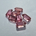 Bild 2 von 2.28 ct. 7 Stück 5 x 3 mm Pink Mosambik Turmalin Baguette