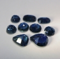 Bild 2 von 3.46ct. Konvolut von 9 Stück leuchtend blauen 6.6 x 5.5 bis 4.4 x 4 mm Ceylon  Saphire