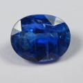 Bild 1 von 2.48 ct. Oval untreated Blue 9 x 7 mm Sri Lanka Kyanite