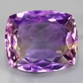 31.17ct. Exzellenter  22 x 18.7 mm Bolivien VVS Ametrin mit Echtheits-Zertifikat