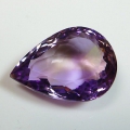 29.75 ct. VVS ! Exzellenter großer echter 25.7 x 11 mm Bolivien Ametrin Tropfen