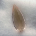 Bild 2 von 6.1 ct if! Fine Peach Pink 19.5 x 8.3 mm Madagascar Pear Facet Morganite