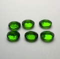 Bild 2 von 2.60 ct. 6 pieces oval natural 5 x 4 mm Chrome Diopside Gems