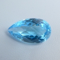 Bild 1 von 10.93 ct. VS ! Bezaubernder 19 x 10.7 mm Brasilien Sky Blue Topas Tropfen