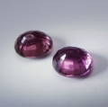 Bild 2 von 2.11 ct. VS! Beatiful Pair Oval Pink Violet 6.4 x 5 mm Rhodolite Garnet