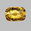 21.98ct VVS! Goldgelber 21 x 14  mm Brasilien Citrin