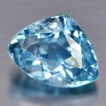 1.41ct. Light Blue Natural 8.4 x 6.4 mm Brazil Triangel Aquamarine