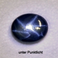 Bild 1 von 11.73 ct  Großer ovaler dunkelblauer 14.8 x 12 mm Blue Star Sternsaphir