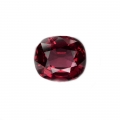 1.51 ct. Feiner rot violetter  7 x 6 mm Cushion Rhodolith Granat 