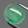 1.15 ct  Feiner ovaler 7.5 x 7.0 mm Kolumbien Cabochon Smaragd