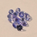 Bild 2 von 2.37 ct. 16 Stück feine blau- violette runde 3.4 mm Tansanite