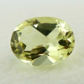 1.30 ct. Eye Clean oval Lemon Yellow 8.4 x 6.5 mm Brazil Beryll