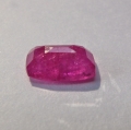 Bild 2 von 1.30 ct. Zarter pink roter 8 x 5.5 mm  Cushion Mosambik Rubin