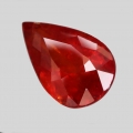 Bild 1 von 4.94 ct. Toller orange-roter 12.7 x 8.5 mm Spessartin Granat Tropfen