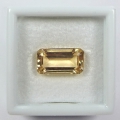 Bild 4 von 3.65 ct. VVS! Eye Clean natural Golden Yellow 12.8 x 7.1 mm Octagon Beryl Gemstone