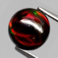 2.02 ct  Feiner runder 8.8 mm Multi-Color Kristall Opal mit schönem Flash