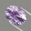 4.00 ct  Feiner ovaler 12.3 x 9.5 mm Brasilien Brillantschliff Amethyst