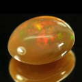 2.57 ct  Schöner Orange- Brauner Multi-Color Äthiopien Opal aus Yita Ridge