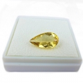 Bild 2 von 3.09 ct. VS! Beautiful Pear Facet 14.1 x 8.1 mm Brazil Gold Beryll