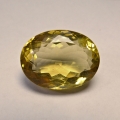 Bild 1 von 19.44 ct. Augenreiner ovaler 19 x 14 mm Brasilien Citrin